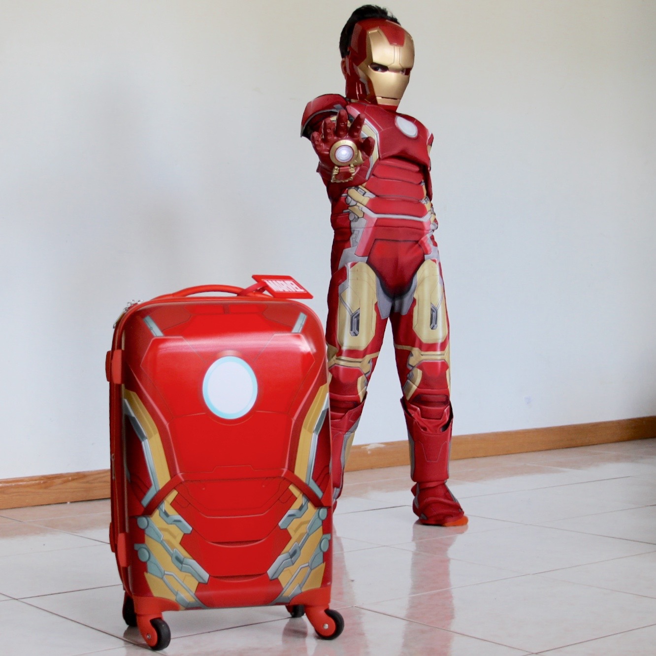 Iron man luggage from American Tourister