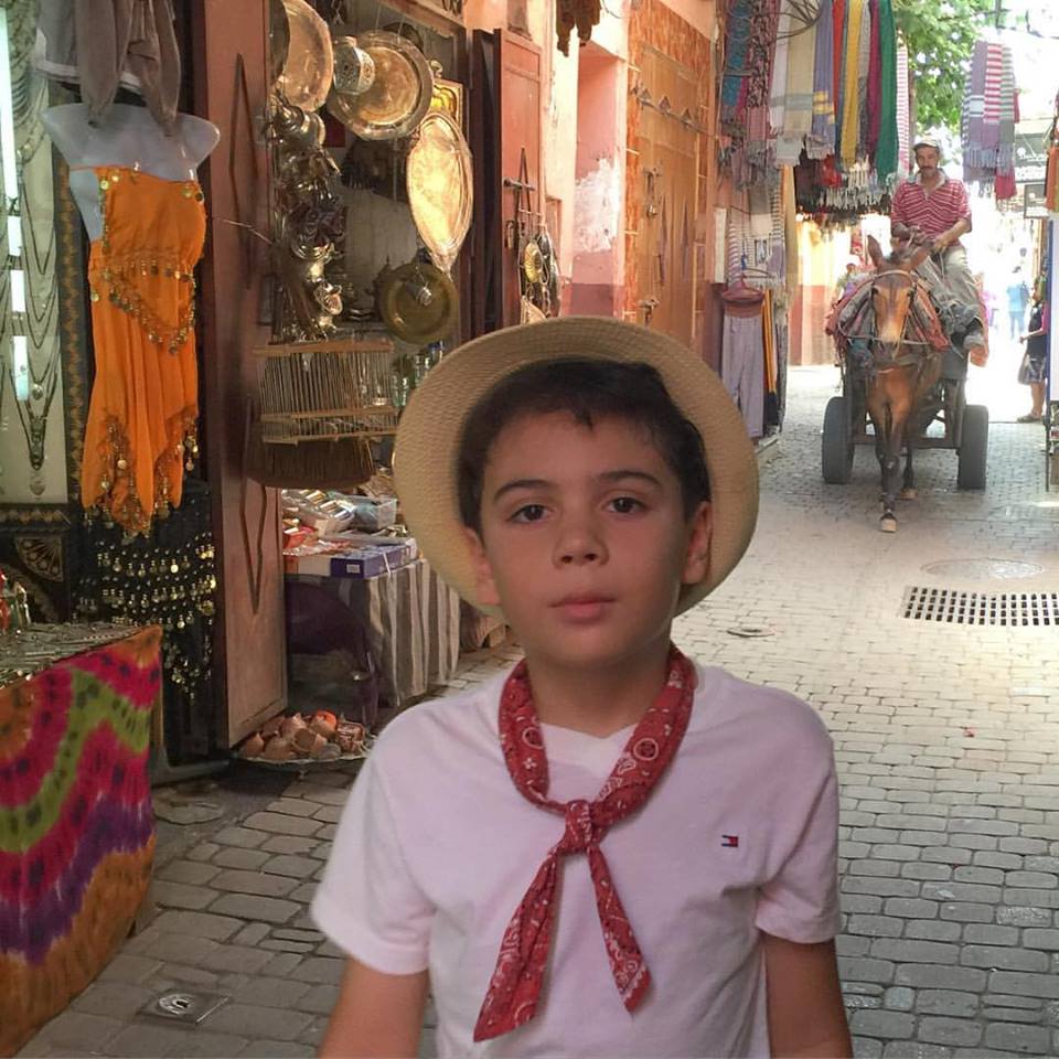 boy in the Marrakech Medina