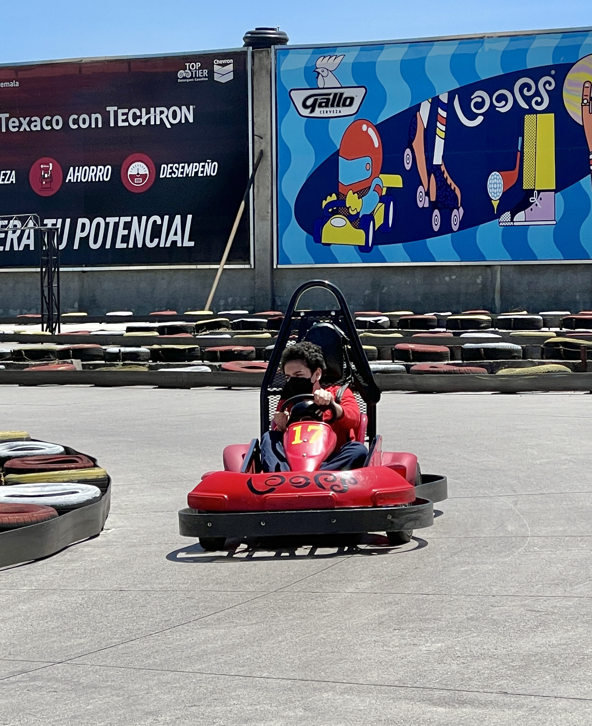 Go-kart at Loops, Guatemala City