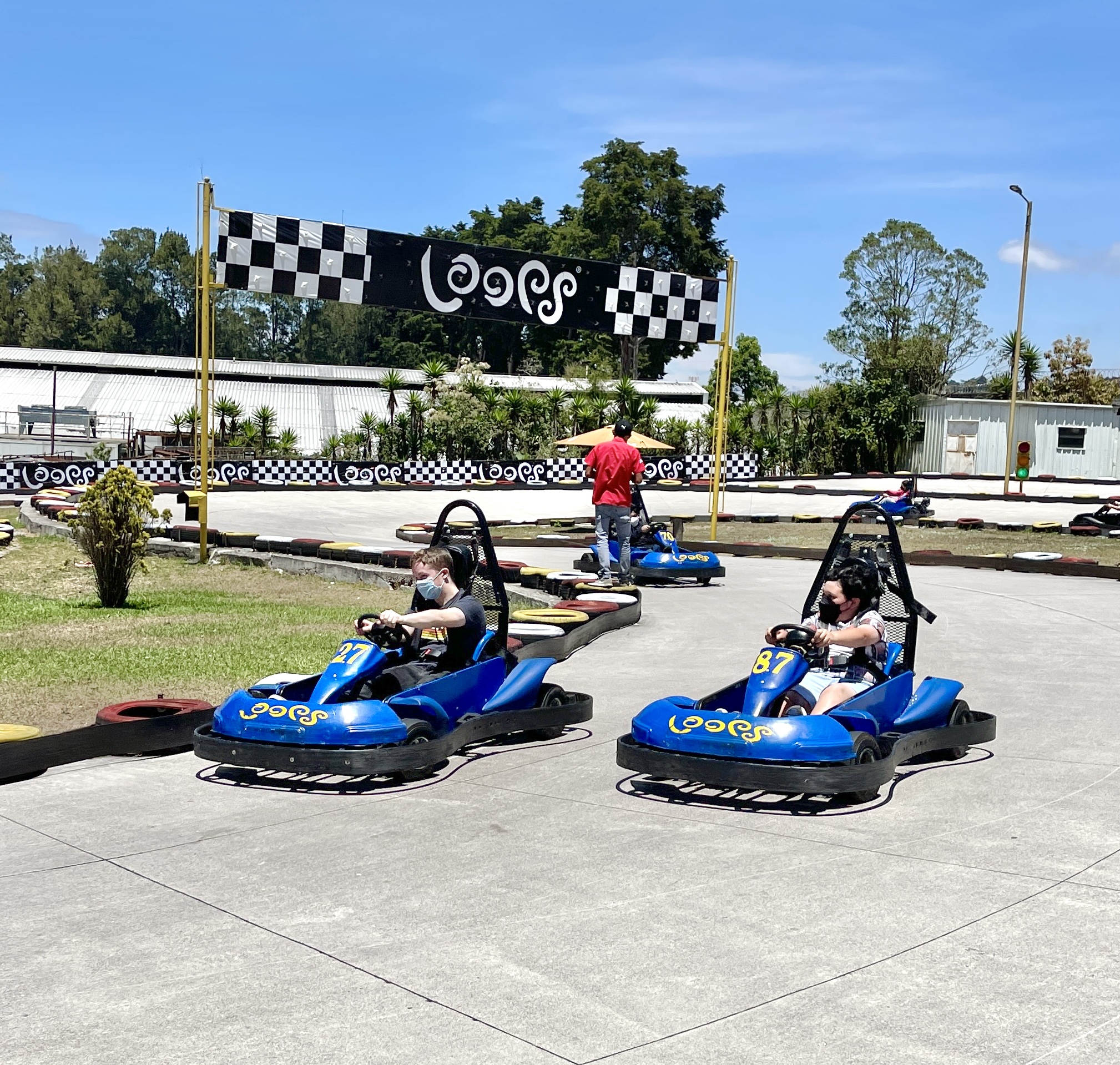 Cart-race at Loops