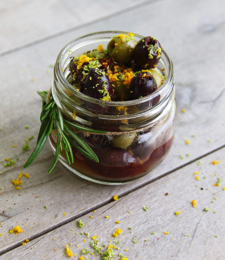 Spicy Chipotle Marinated Olives