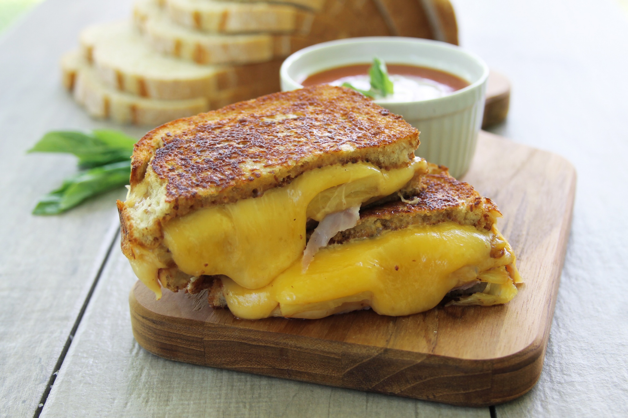 Aloha Grilled Ham And Cheese Sandwich