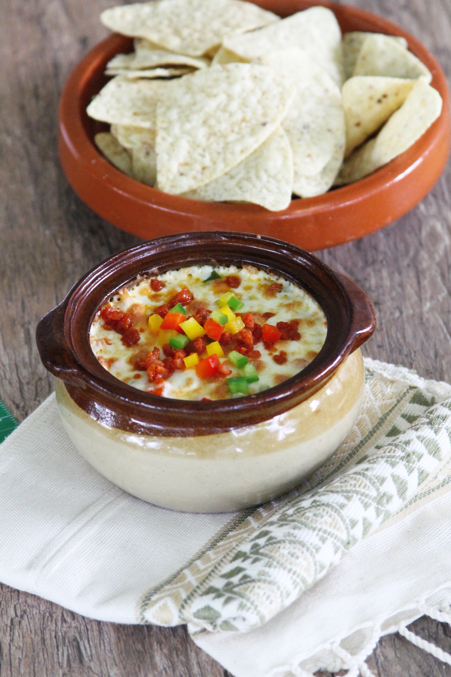 Chorizo And Chipotle Baked Queso Dip Recipe