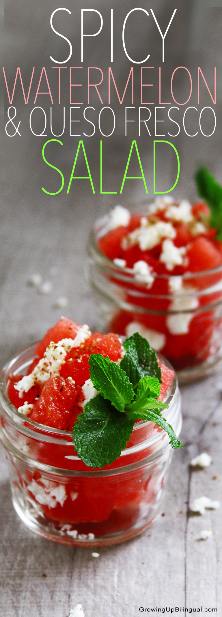 spicy watermelon and queso fresco salad 