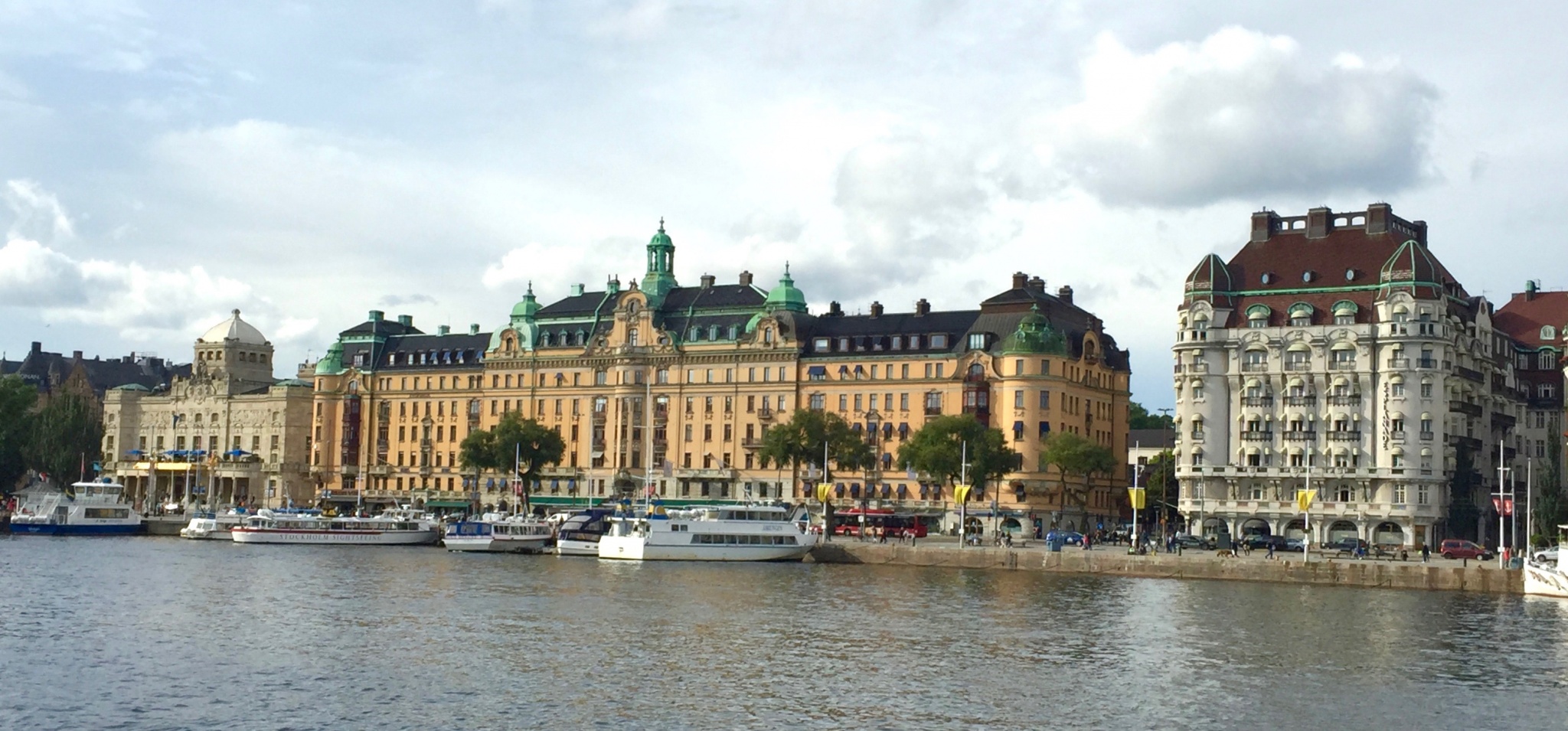 View of Strandvägen in Stockholm