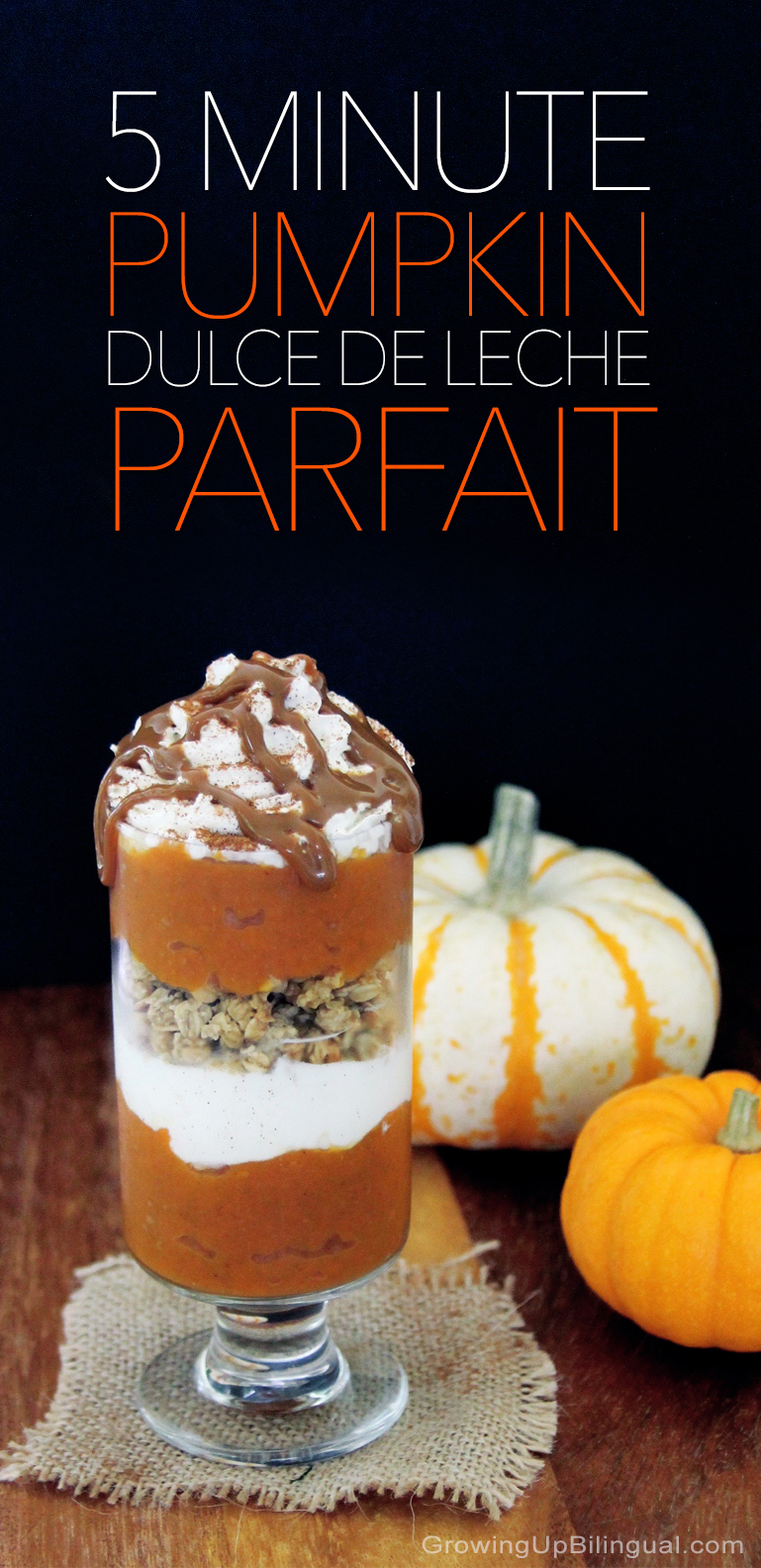 Pumpkin dulce de leche parfait