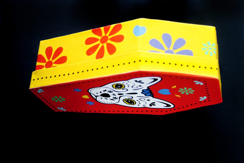 Day of the Dead Dog Gift Box Craft With Free Printable