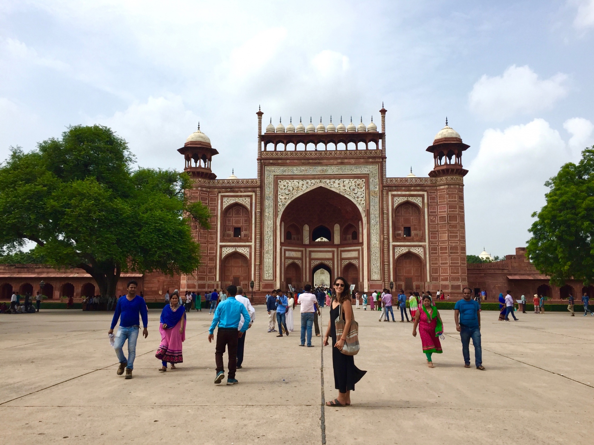 woman traveling solo in India