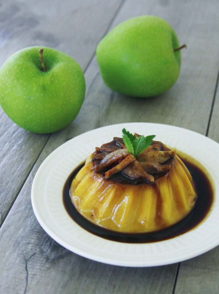 Caramel Apple Flan