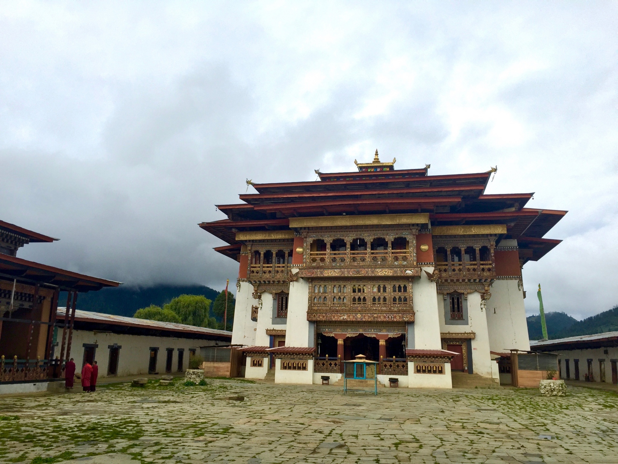 Gangteng monastery in Bhutan