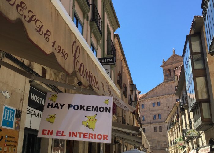 Pokemon Go sign in Salamanca