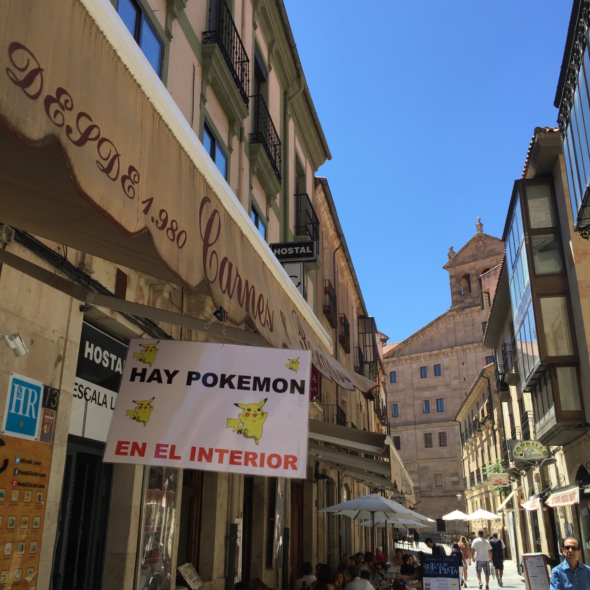 Pokemon Go sign in Salamanca