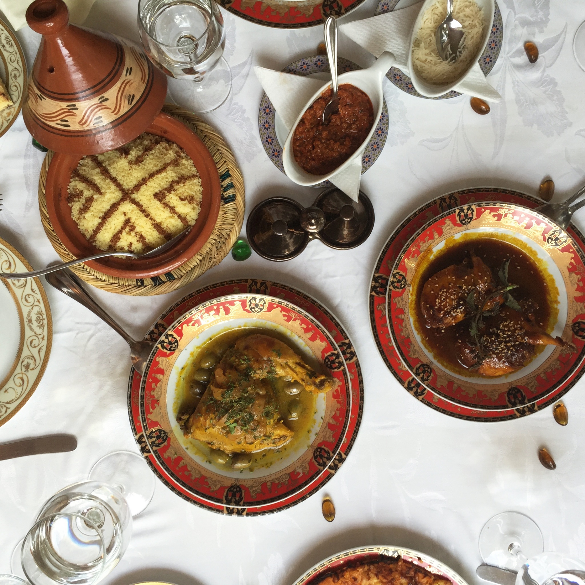 Moroccan food at Dar Ayniwen