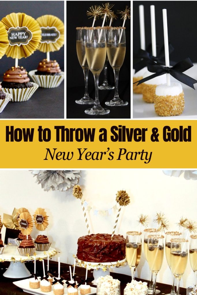 How to Throw A Silver and Gold New Year's Party Without Breaking the bank