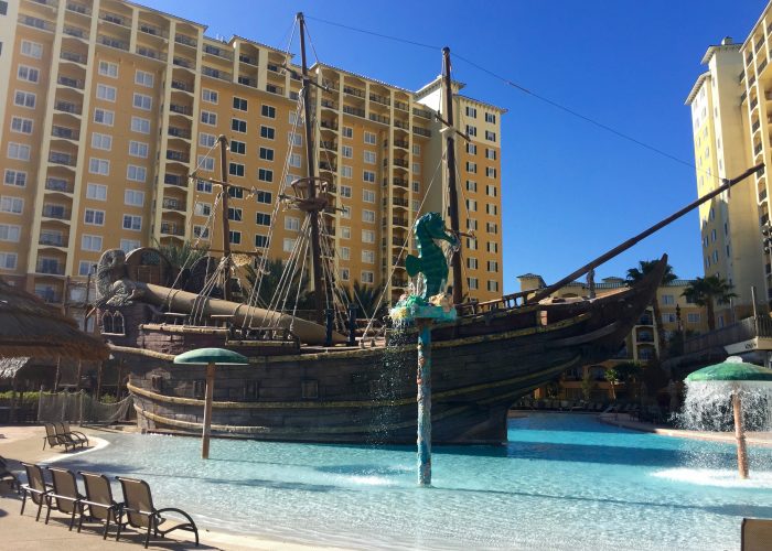 Lake Buena Vista Resort Village and Spa pirate ship pool