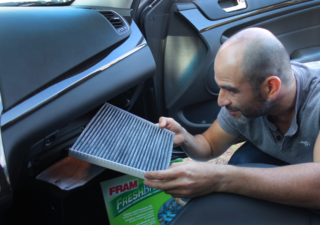 replacing the cabin air filter