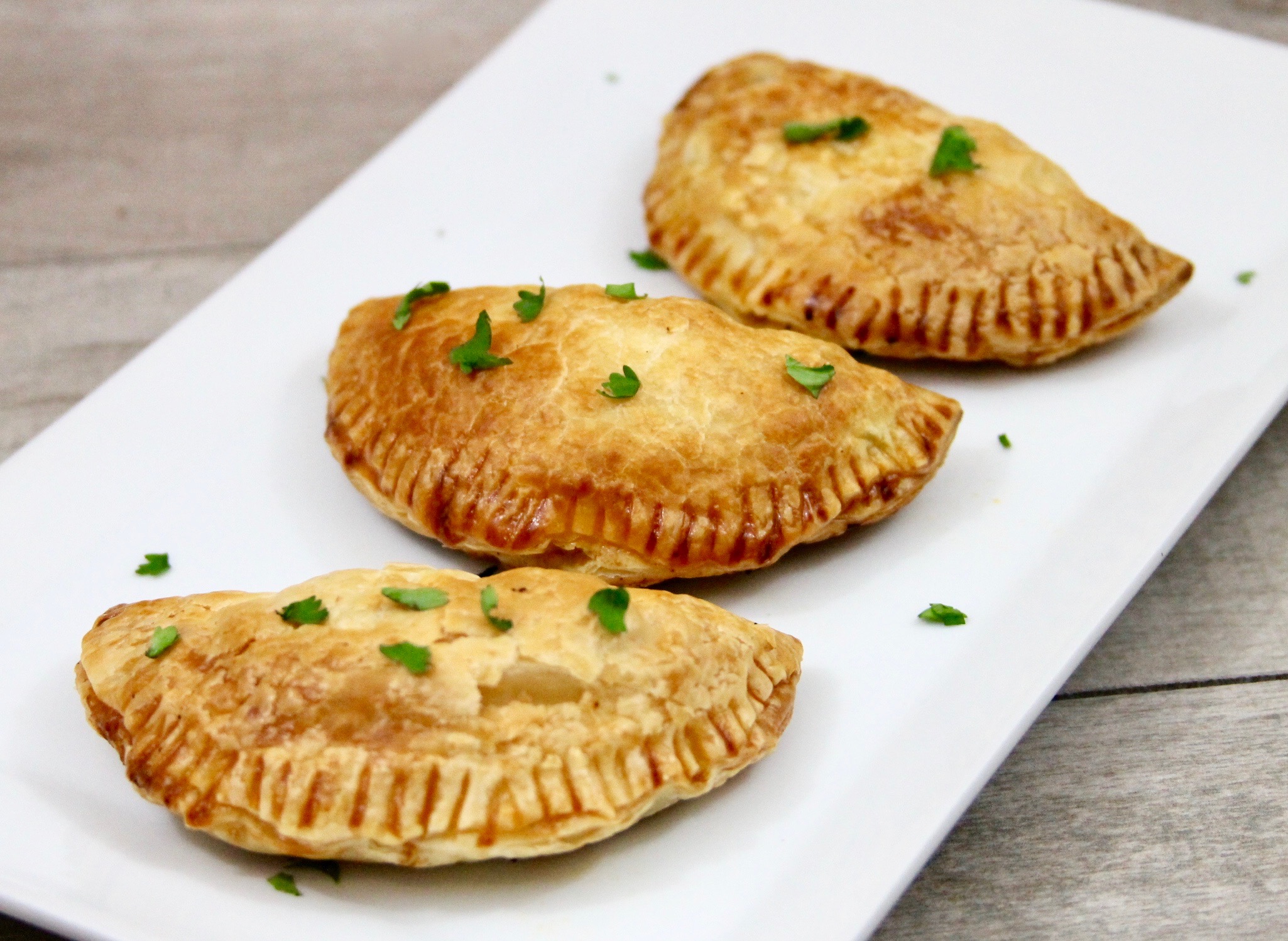 Chilean lamb and beef baked empanadas