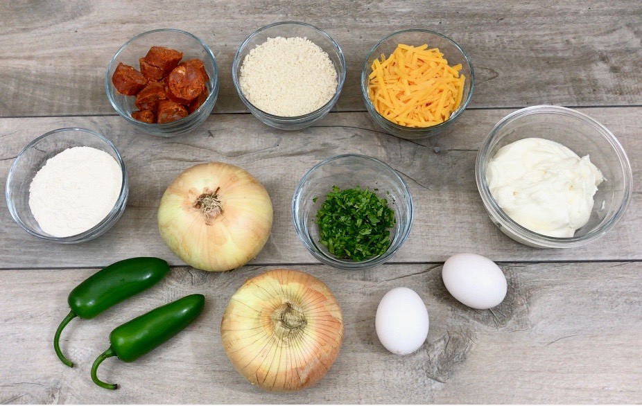 Jalapeno popper stuffed onion rings