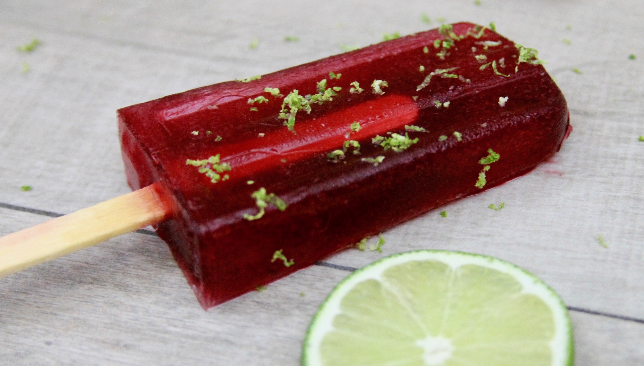 hibiscus limeade popsicles