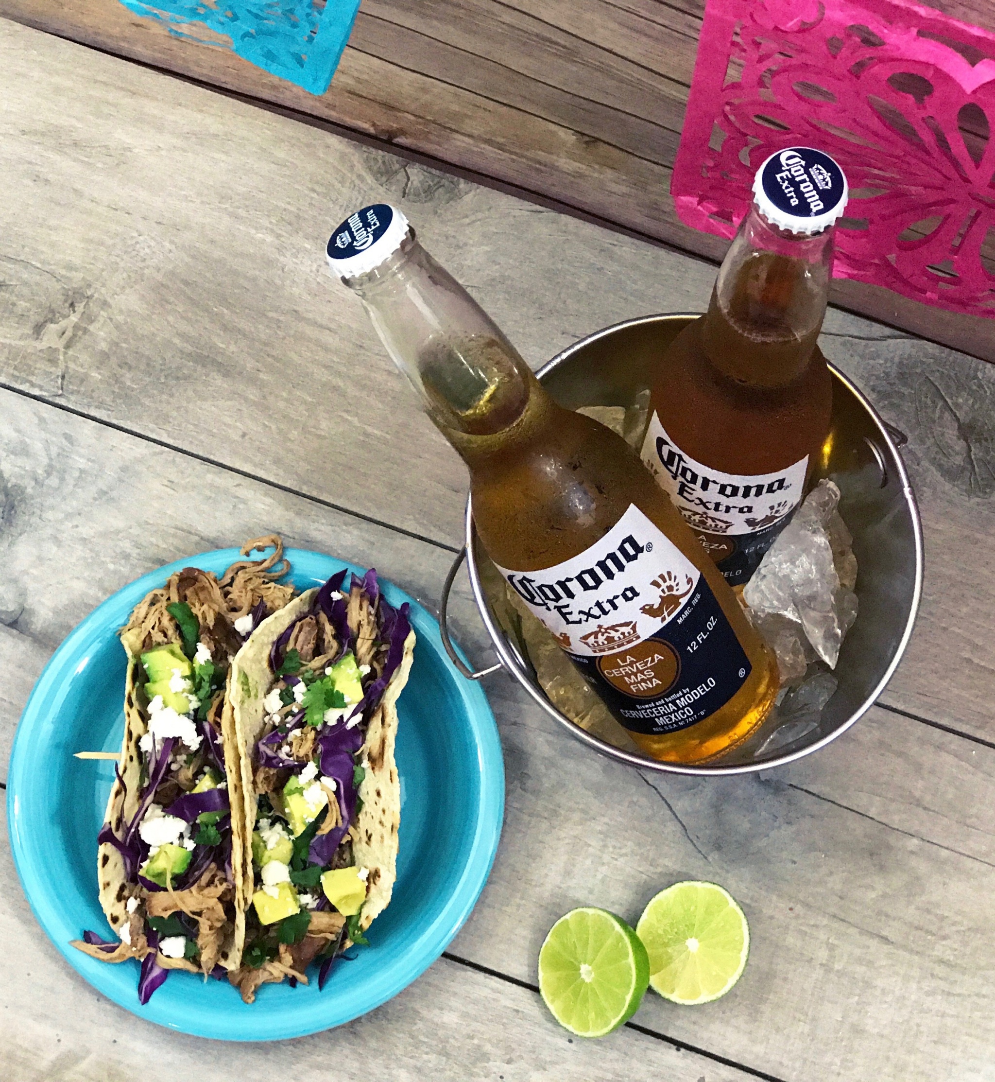 Mango Beer Chelada And Mango Beer Braised Tacos