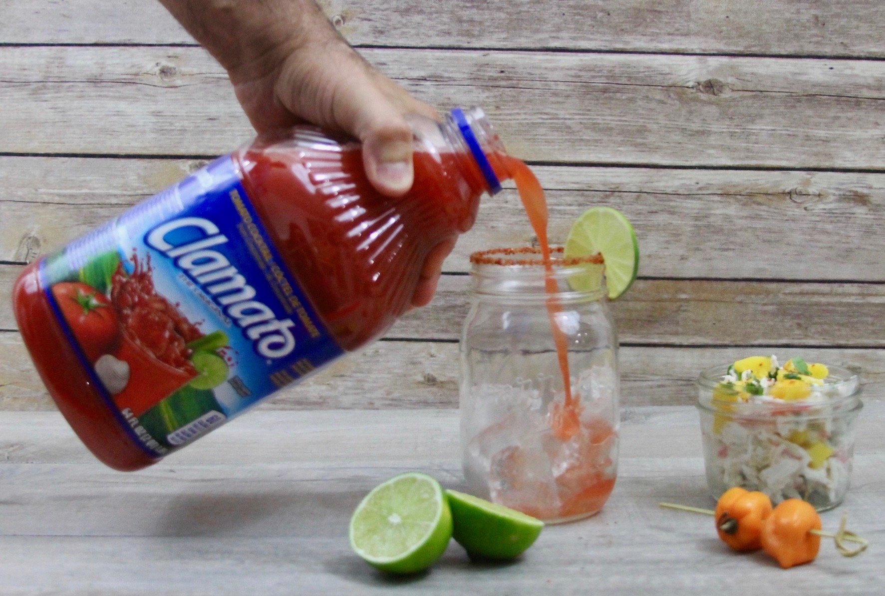 Habanero Michelada with Clamato