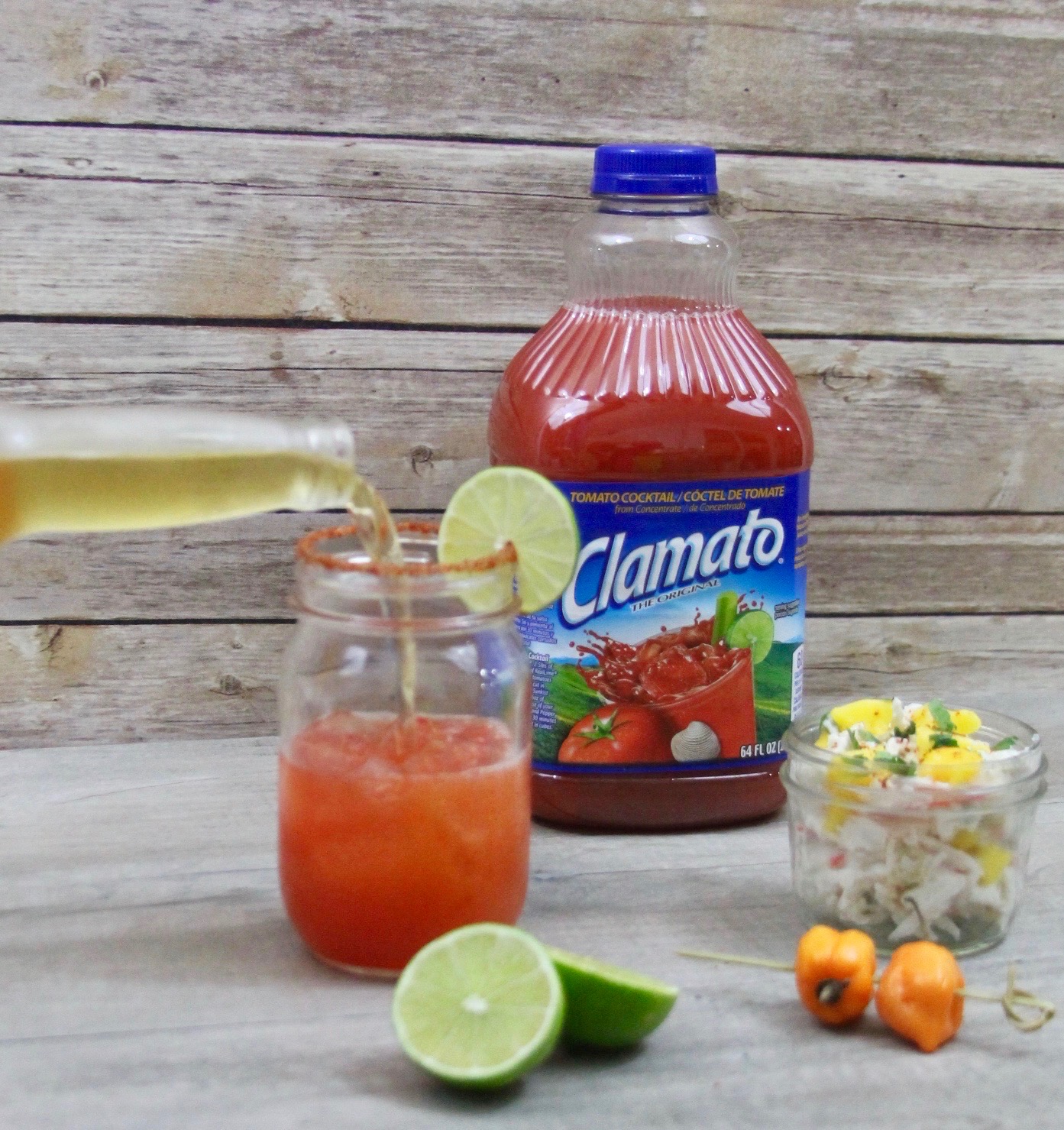 Habanero Michelada with Clamato