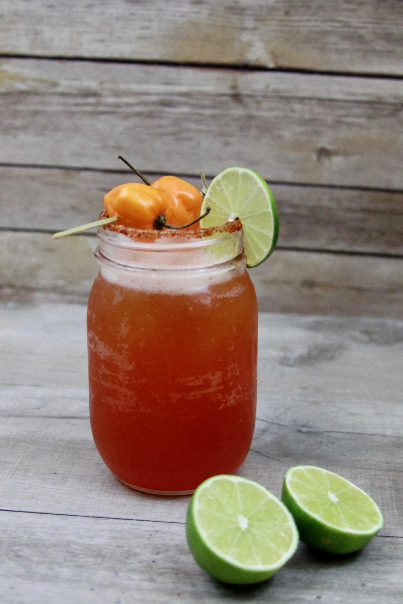 Habanero Michelada with Clamato