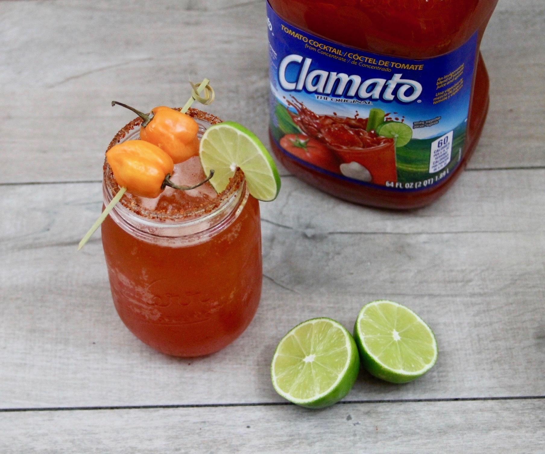 Habanero Michelada with Clamato