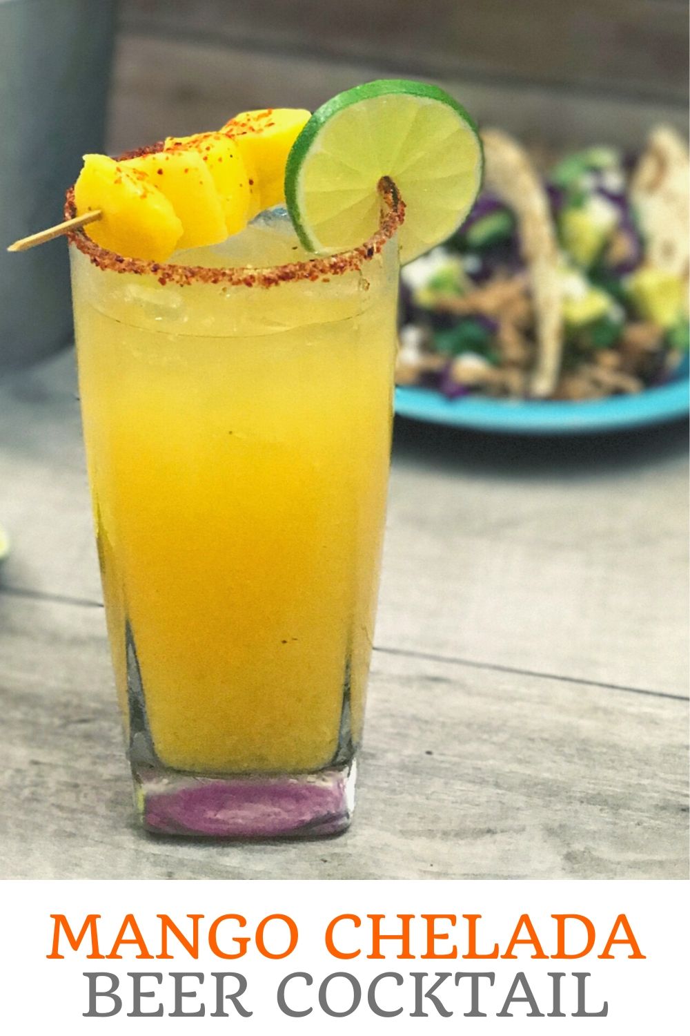 Mango Chelada Beer Cocktail