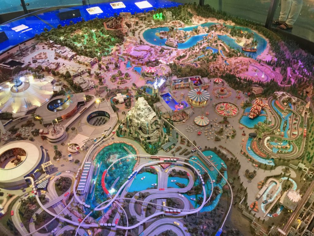 model of Walt Disney World at the Walt Disney Family Museum