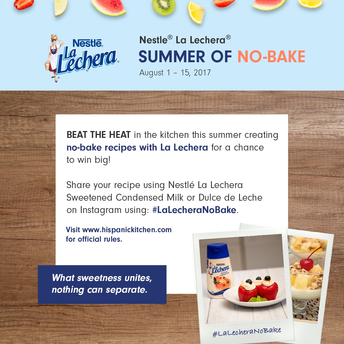 Nestle no bake summer sweepstakes