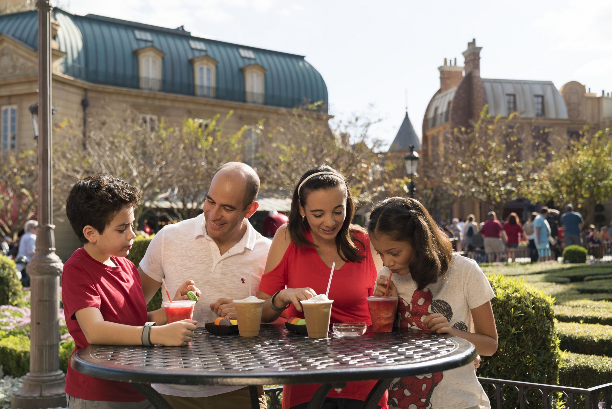 Tasting dishes from around the world at Epcot