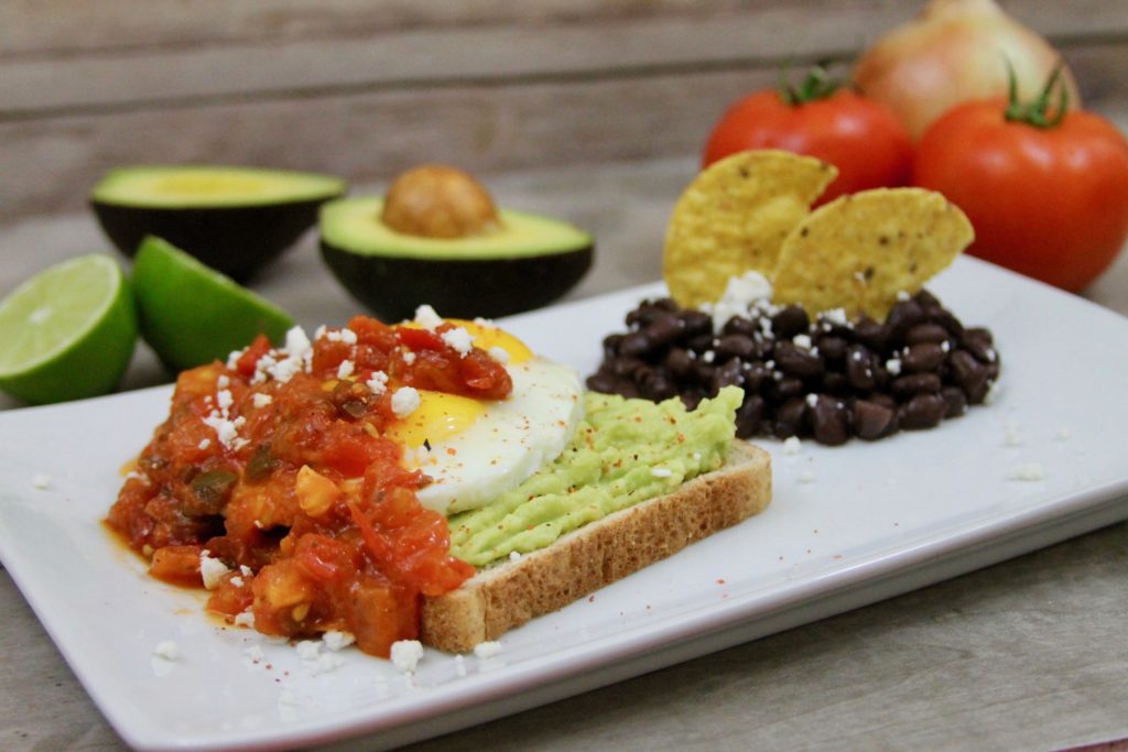 Huevos Rancheros avocado toast