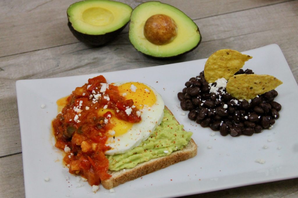 Huevos Rancheros avocado toast