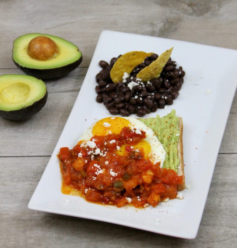 Huevos Rancheros avocado toast