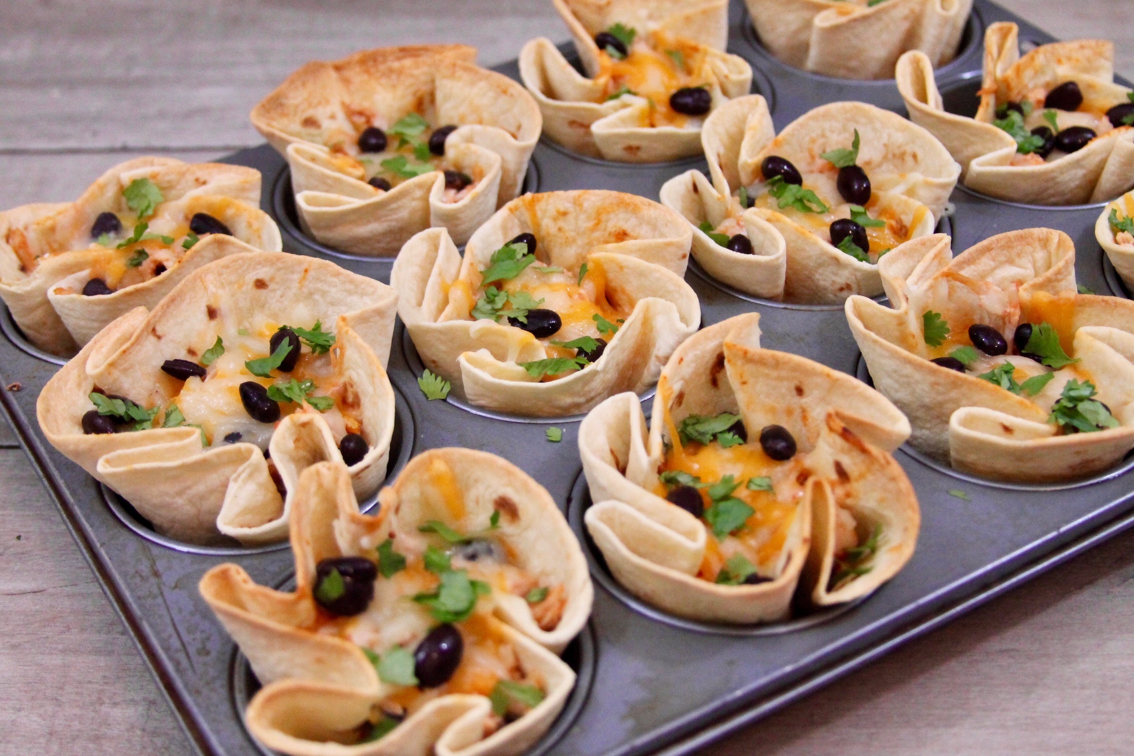 Easy Chipotle Chicken Enchilada Cups Recipe