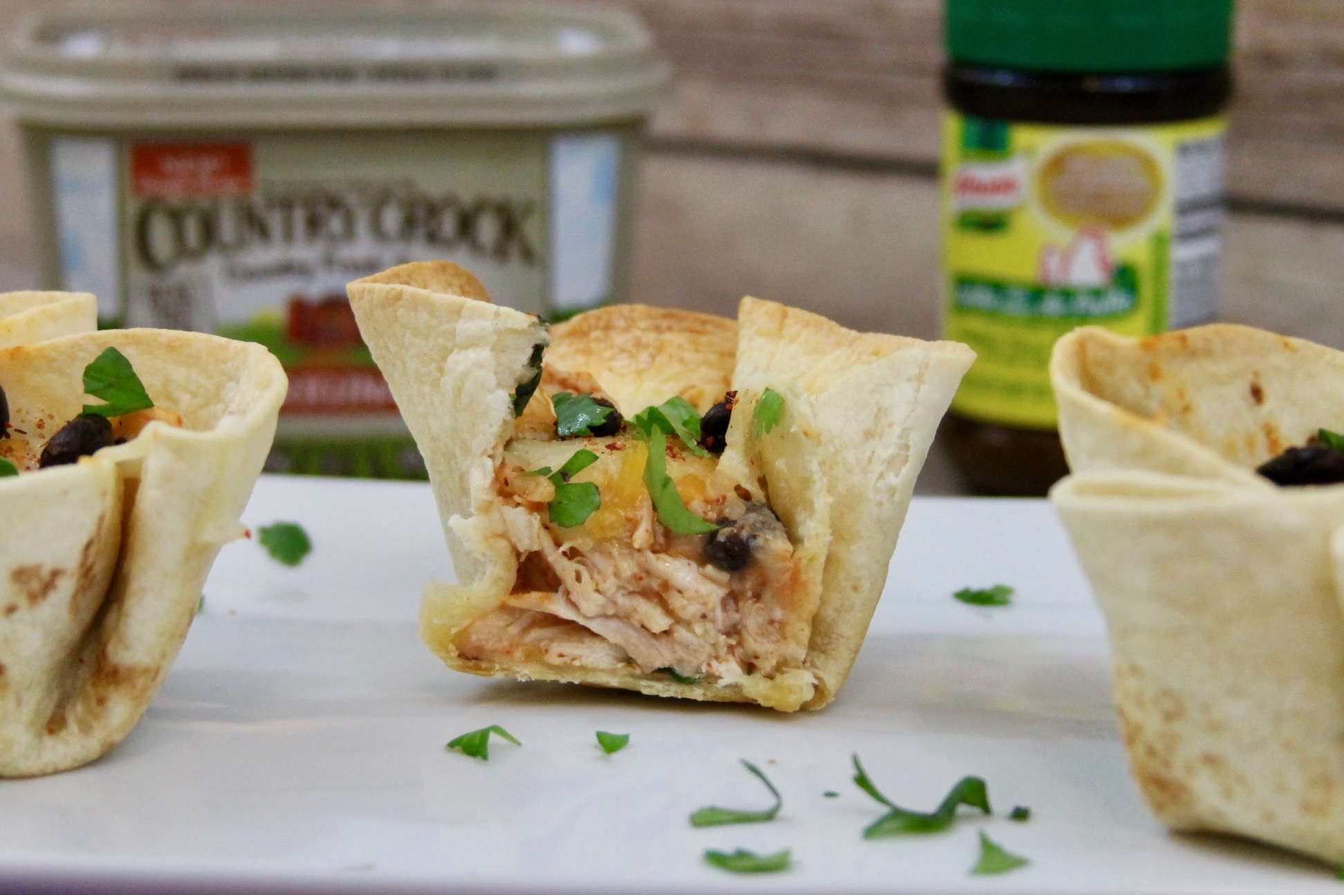 Easy Chipotle Chicken Enchilada Cups Recipe