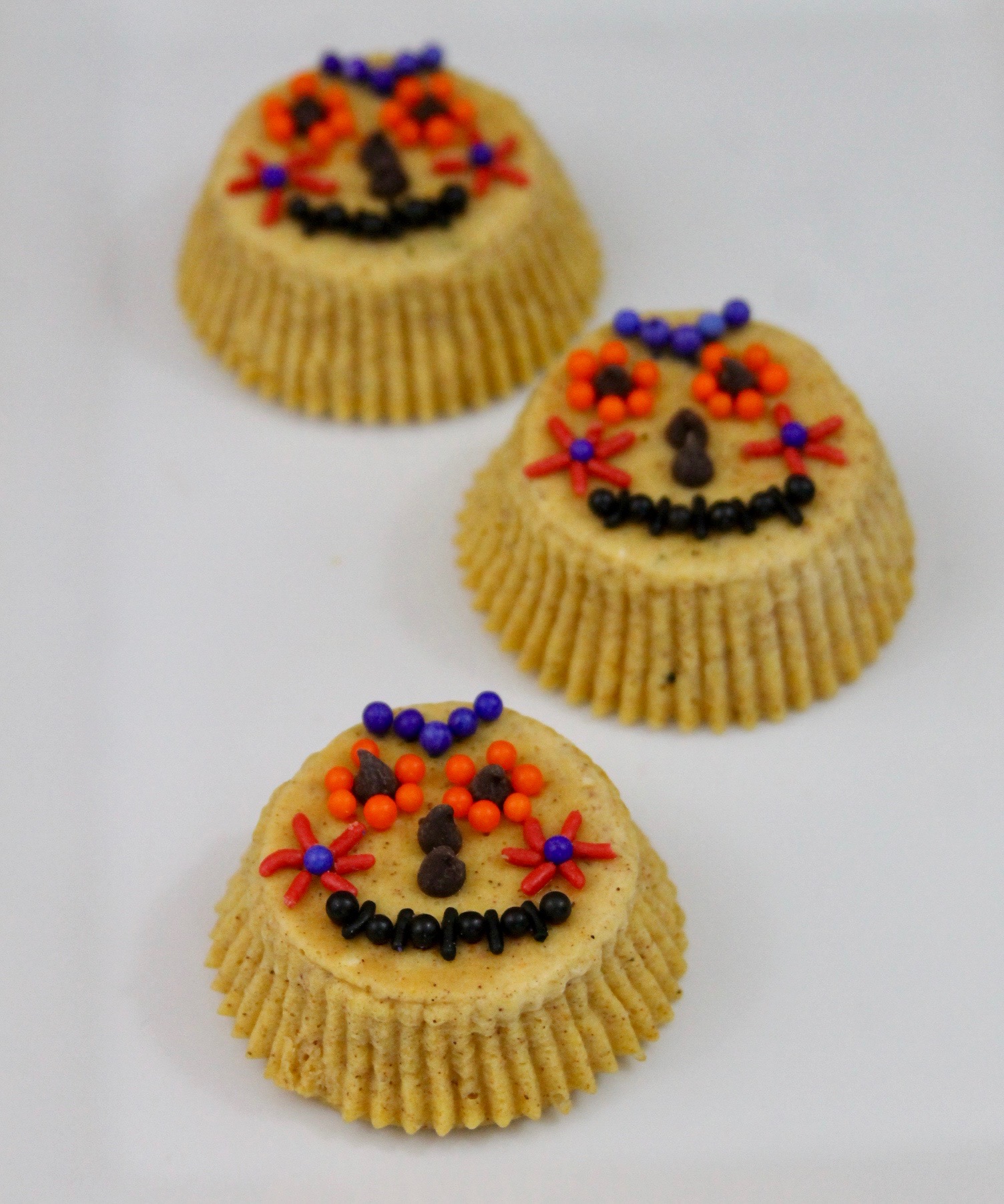 Day of the Dead Pumpkin Spice Cheesecake Sugar Skulls Recipe