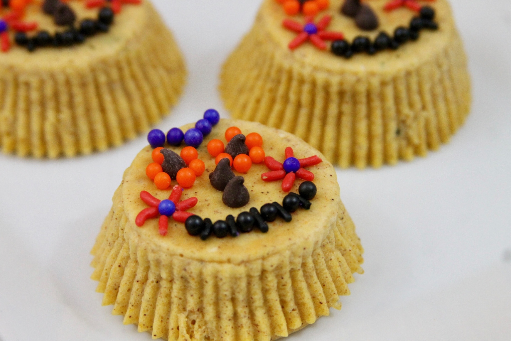 Day of the Dead Pumpkin Spice Cheesecake Sugar Skulls Recipe