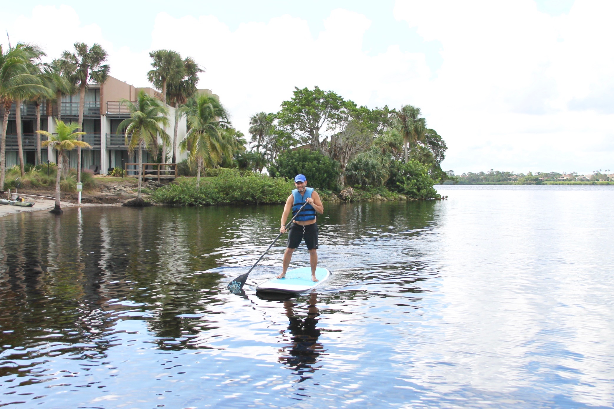 Paddle boarding at Club Med Sandpiper Bay