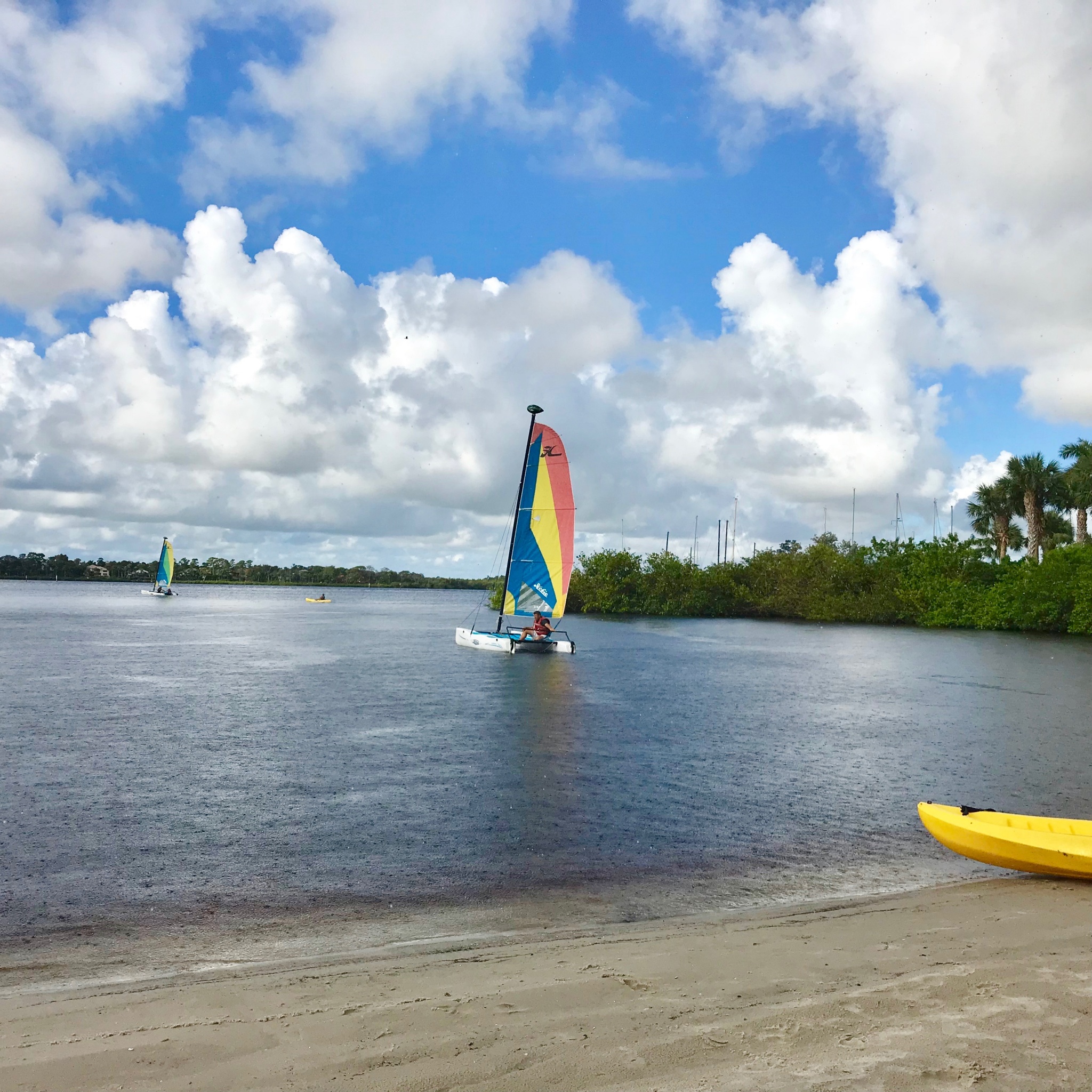 sailing at Club Med Sandpiper Bay