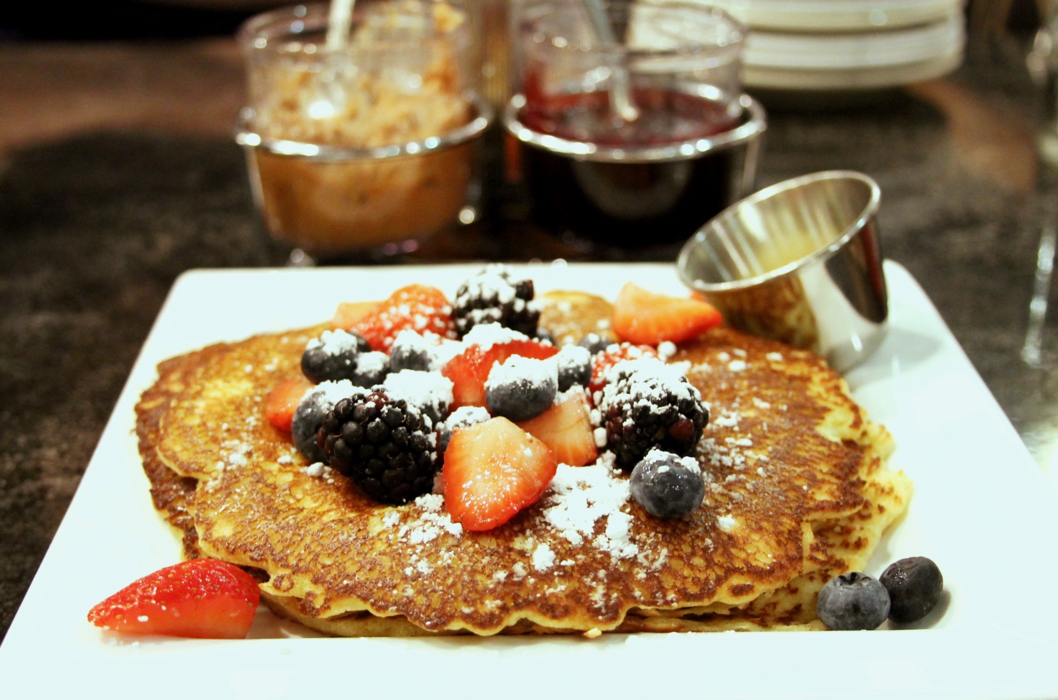 lemon ricotta hotcakes and Hell's Kitchen Minneapolis