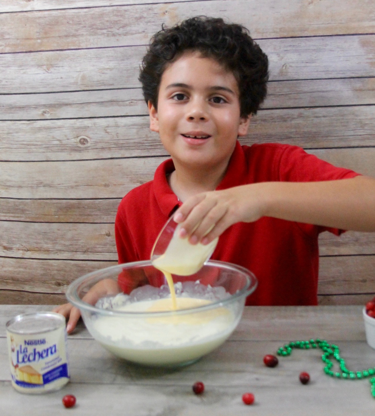 No-bake Eggnog Cheesecake Cranberry Parfait recipe