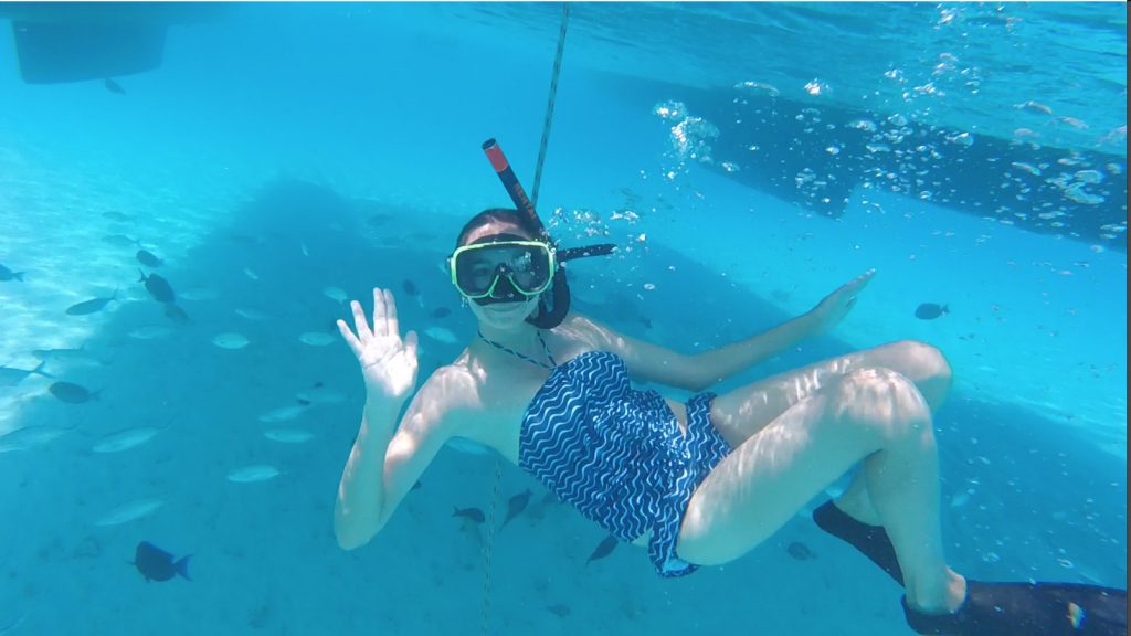 snorkeling in Klein Curacao