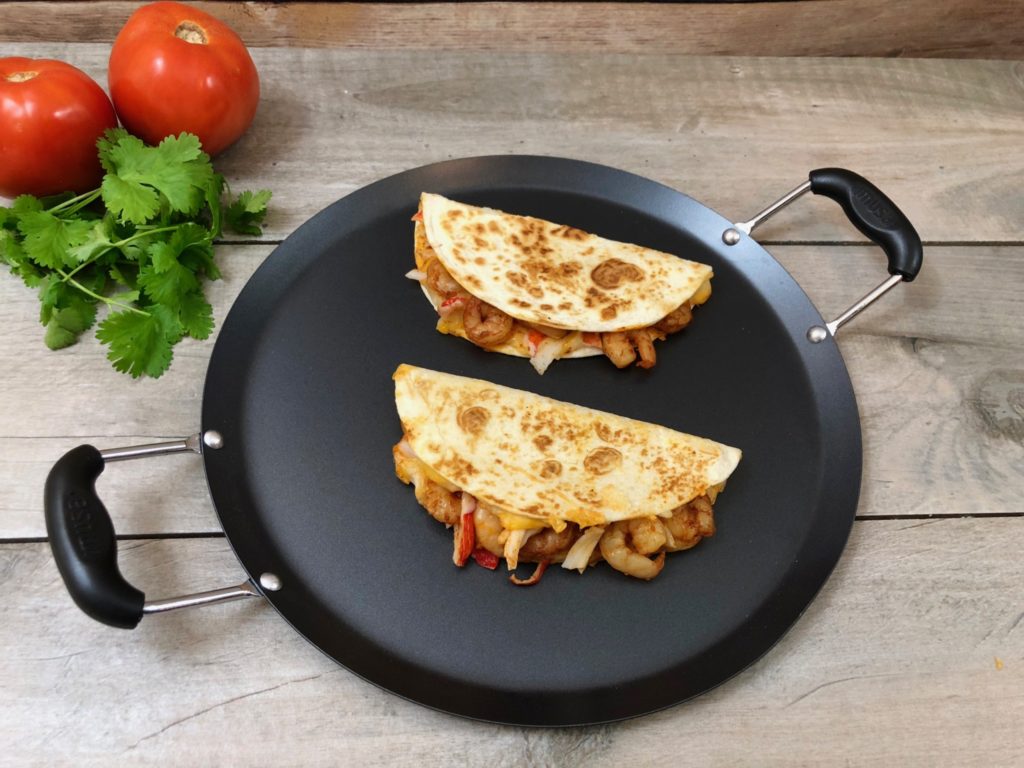 Cheesy Chipotle Seafood Quesadillas