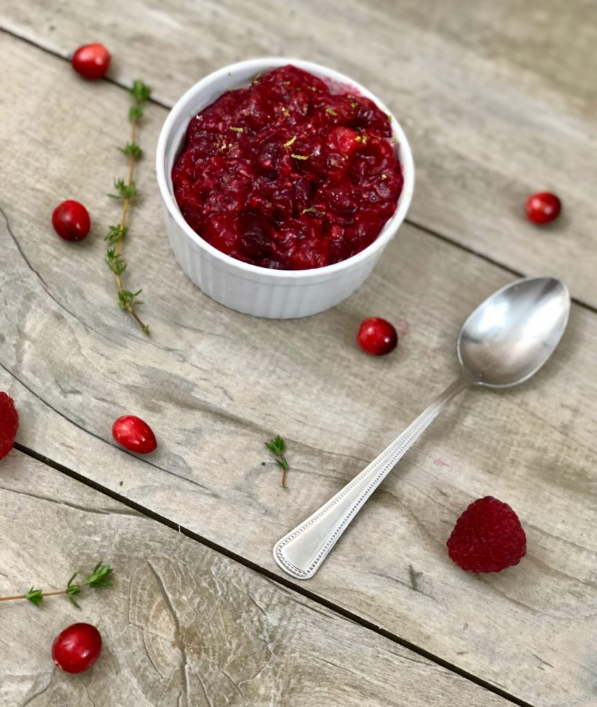 Spicy Raspberry and Cranberry Chutney Recipe