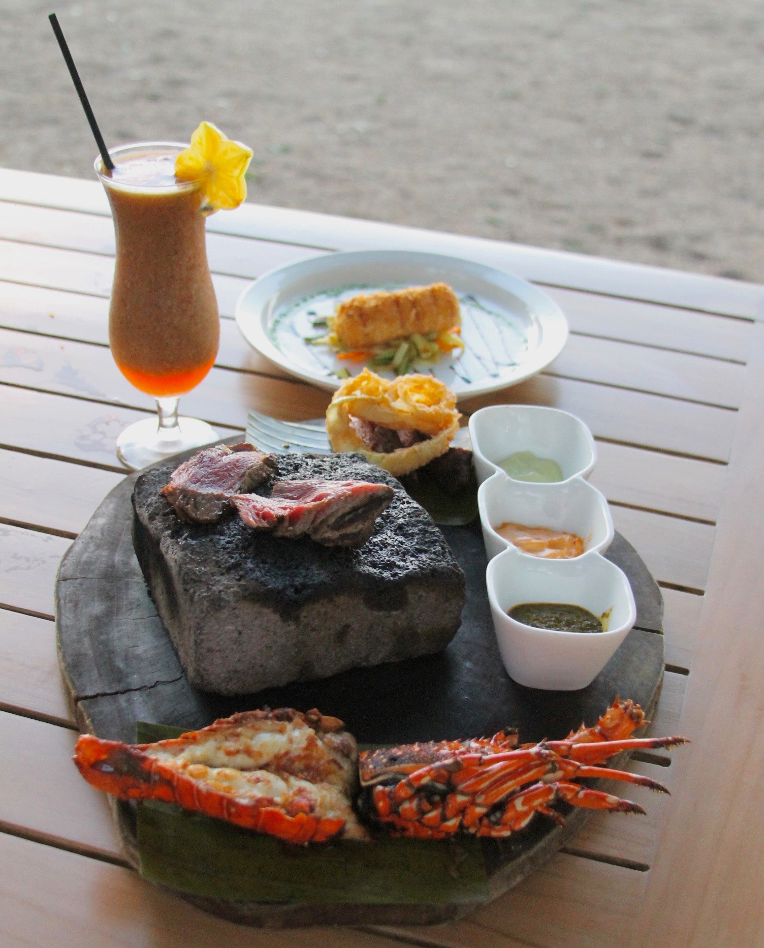 Panga's Beach Club restaurant Tamarindo beach 