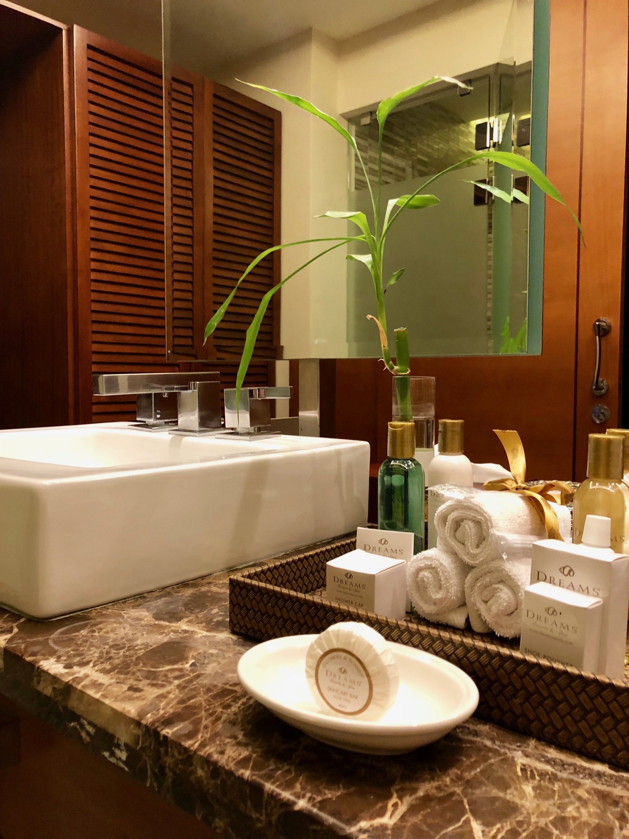 luxurious toiletries at Dreams Las Mareas Costa Rica