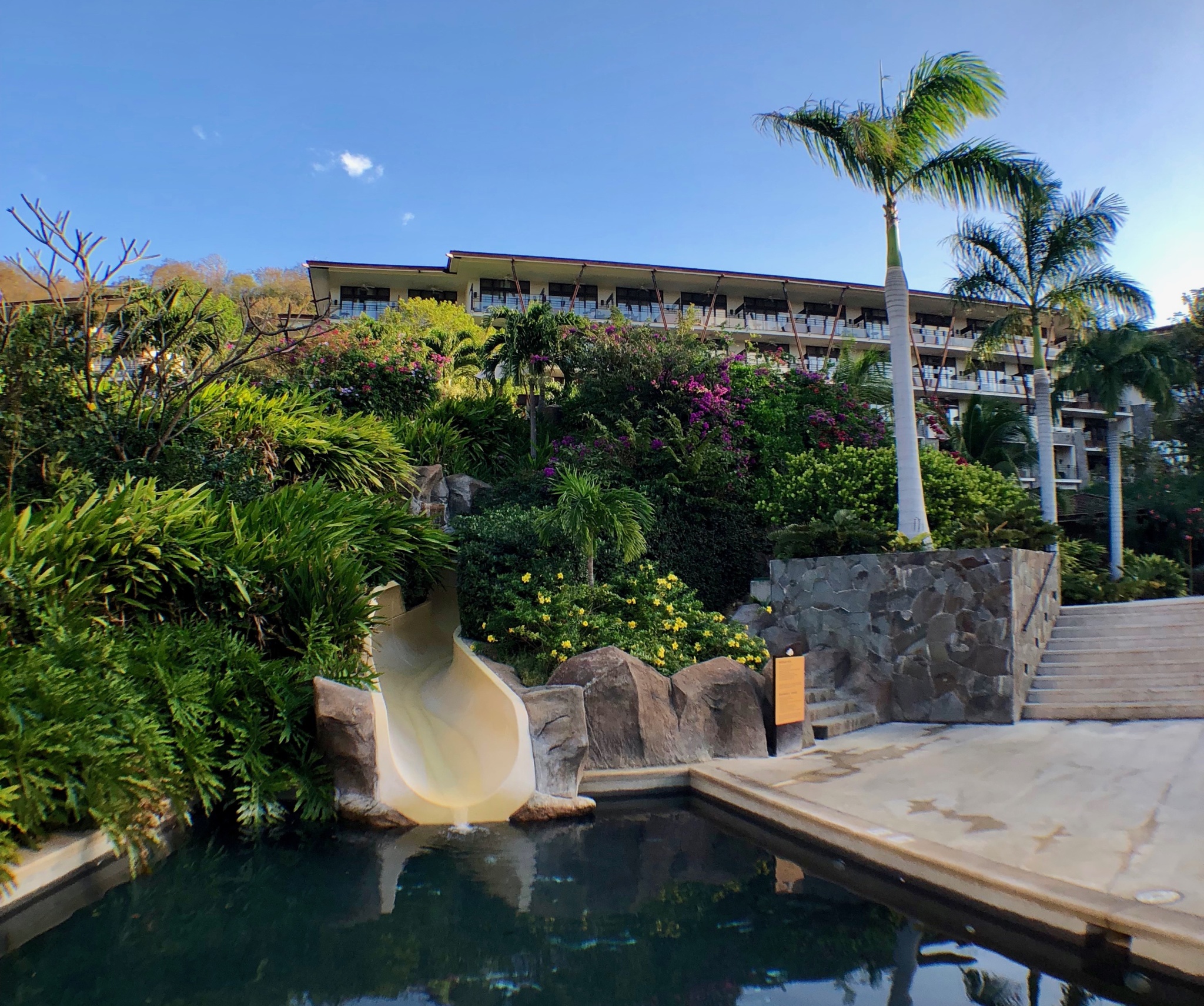 Waterslide at Dreams Las Mareas Costa Rica