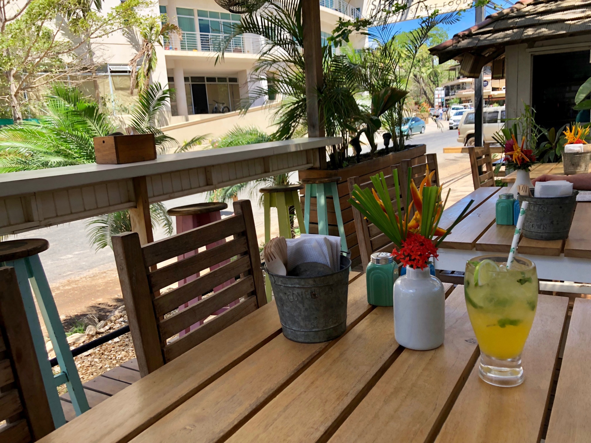 Shrimp Hole restaurant in Tamarindo beach